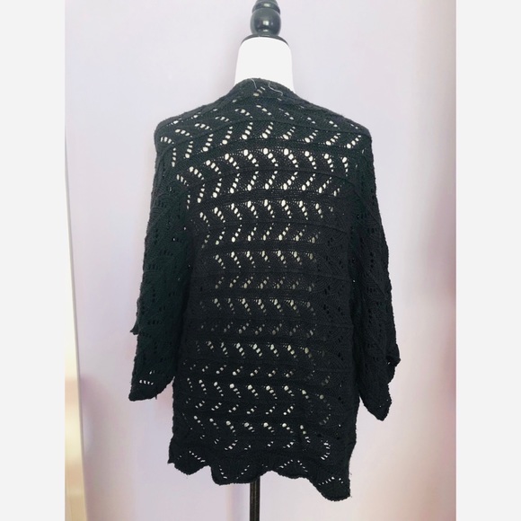 Karen by Karen Kane black oversized cardigan - Picture 3 of 6